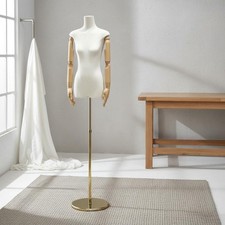 Weibliche Torso-Schaufensterpuppe Platzsparend Frauenb&uuml;ste auf St&auml;nder