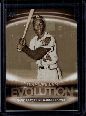 2019 Topps Evolution Of #EO-2 Hank Aaron / Ronald Acuña Jr.
