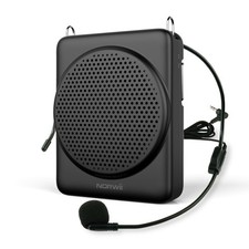 Mini Voice Amplifier Microphone Headset, 3 Hours Quick Charging and up to 30 ...