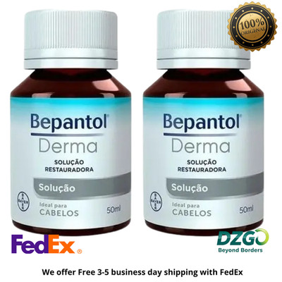 2x Bepantol Derma Liquid 50ml 1.7oz Hair Restoration & Shine Pro-Vitamin B5