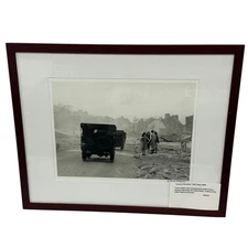 1944 France "Convoy In Normandy" Charles. R. Pearson WW2 WWII SIGNED Picture