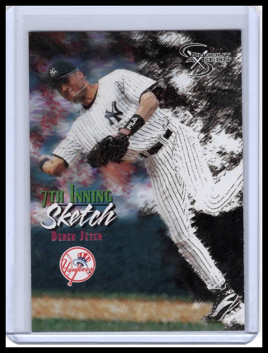 1998 SkyBox Dugout Axcess #124 Derek Jeter