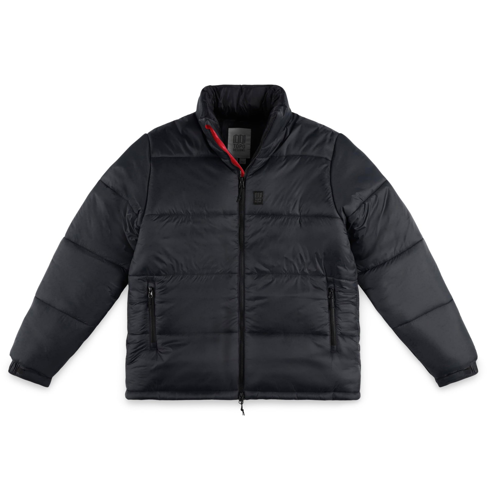 NWT Men's TOPO Mountain Puffer Full Zip Jacket Color Black Size L