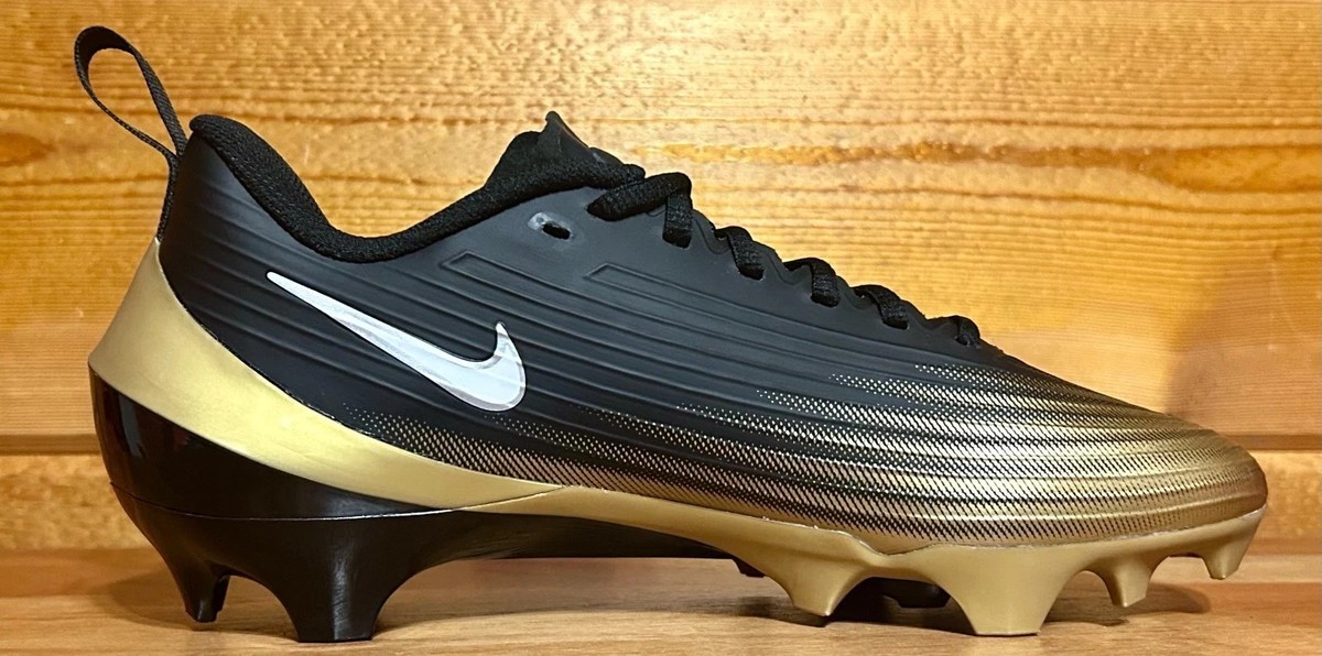 Men\'s Size 8 Nike Vapor Speed 3 Football Shoes Cleats Black Gold FB3303-003 Nike Vapor Speed 3 Football Cleats. Nike.com main image 2