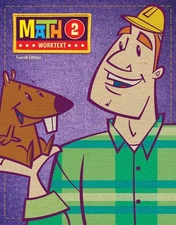 BJU Bob Jones 2nd grade MATH 2 Student Worktext Workbook 4th Edition New!