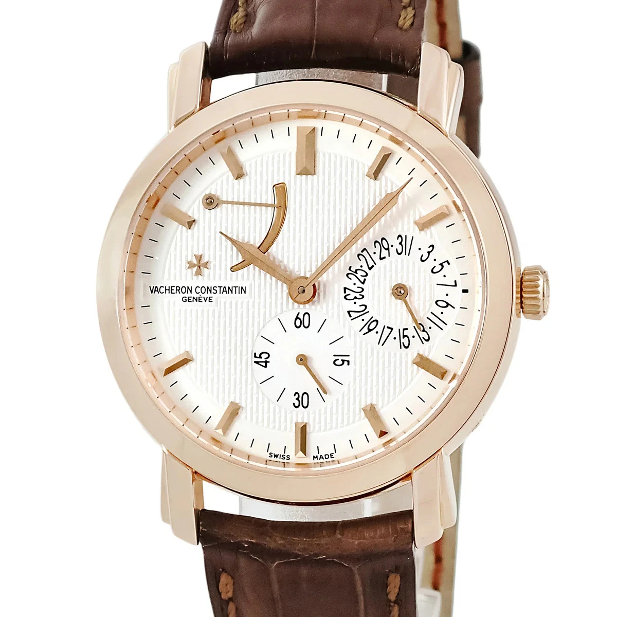 Vacheron Constantin — Vacheron Constantin Malte Date 83060 / 000R-9288 38mm Silver Dial #HDW163