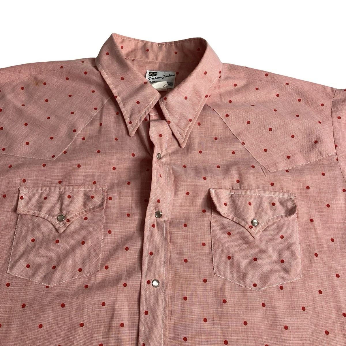 mens burgundy polka dot dress shirt Comfort Stretch Non-Iron Dot Dress Shirt With Contrast Trim