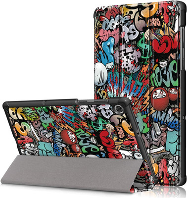 Hülle für Lenovo Tab M10 FHD plus TB-X606F TB-X606X - PU Leder Flip Cover mit Fu