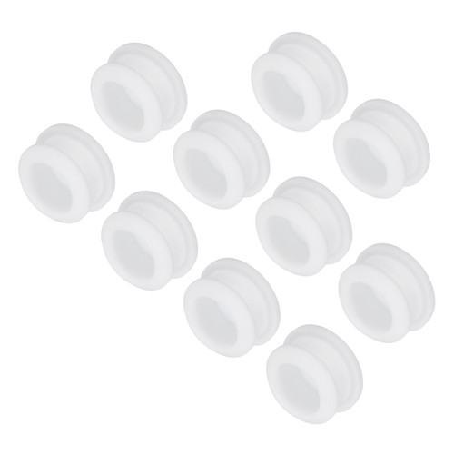 10pcs Silicone Hole Plugs Flush Type Panel Round Hole Plugs 17mm Diameter