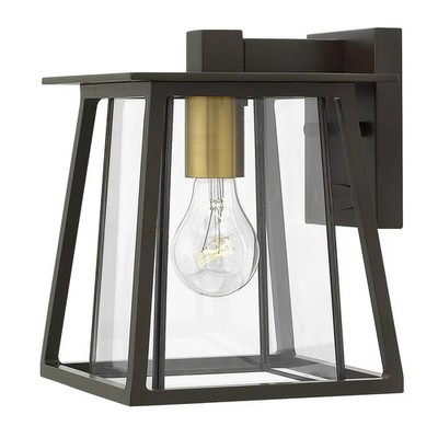 Walker Outdoor Wandleuchte Buckeye-Bronze mit Heritage-Messing  Hinkley HK-WALKE