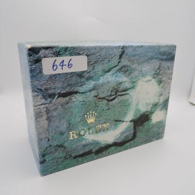 Rolex Watch Box set 65.00.02 16600 Green hang tag(2000) 100