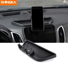 Center Dash Storage Box Tray & Phone Holder Mount for Chevrolet Equinox 2017+