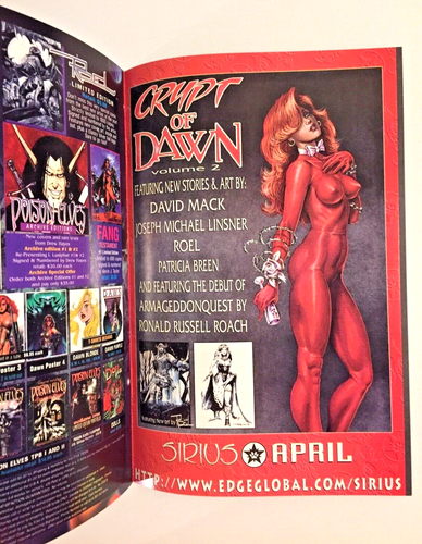 DAWN: DAWN #5 ~LIMITED~ 1995~ Sirius ~ LINSNER ~C.O.A~ LIMITED ED.~ NM - Picture 11 of 12