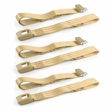 Early Cars 1941 - 1948 Standard 2pt Tan Lap Bench Seat Belt Kit - 3 Belts truck
