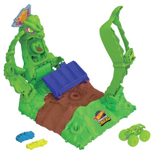 Monster Trucks Glow-in-the-Dark Set & 1 Glow-in-the-Dark Toy Truck