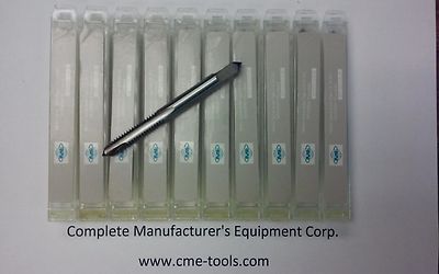 10 pcs - Spiral Point Taps 1/4'' - 20 HSS M35 5% cobalt - 2 flute - H3 - NEW