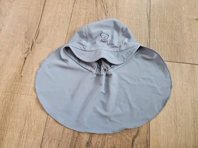 Steiff Aqua Mütze mit Nackenschutz Gr. 55