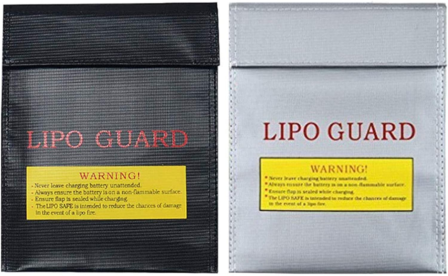 2 Stück Hülle Beutel Behälter Dokumententasche Feuerfest Wasserdicht Lipo Safe B