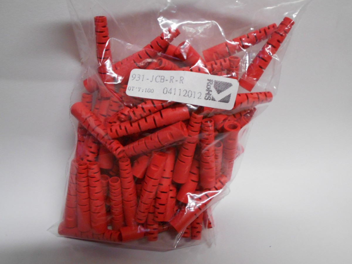 X100 Senko LC Jumper Connector Boot RED FCONNBOOTLC2.0-RED 931-JCB-R-R