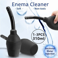 310ml Anal Vaginal Bulb Douche Colonic Irrigation Rubber Enema Bag Cleaner Kit