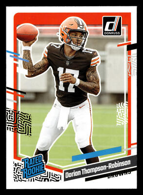 Dorian Thompson-Robinson 2023 Donruss Rated Rookie #322 Cleveland Browns