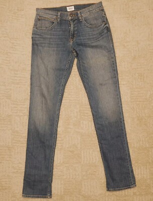 Hudson Jeans Mens 30x32 Blue Blake Slim Straight Mid Rise Denim