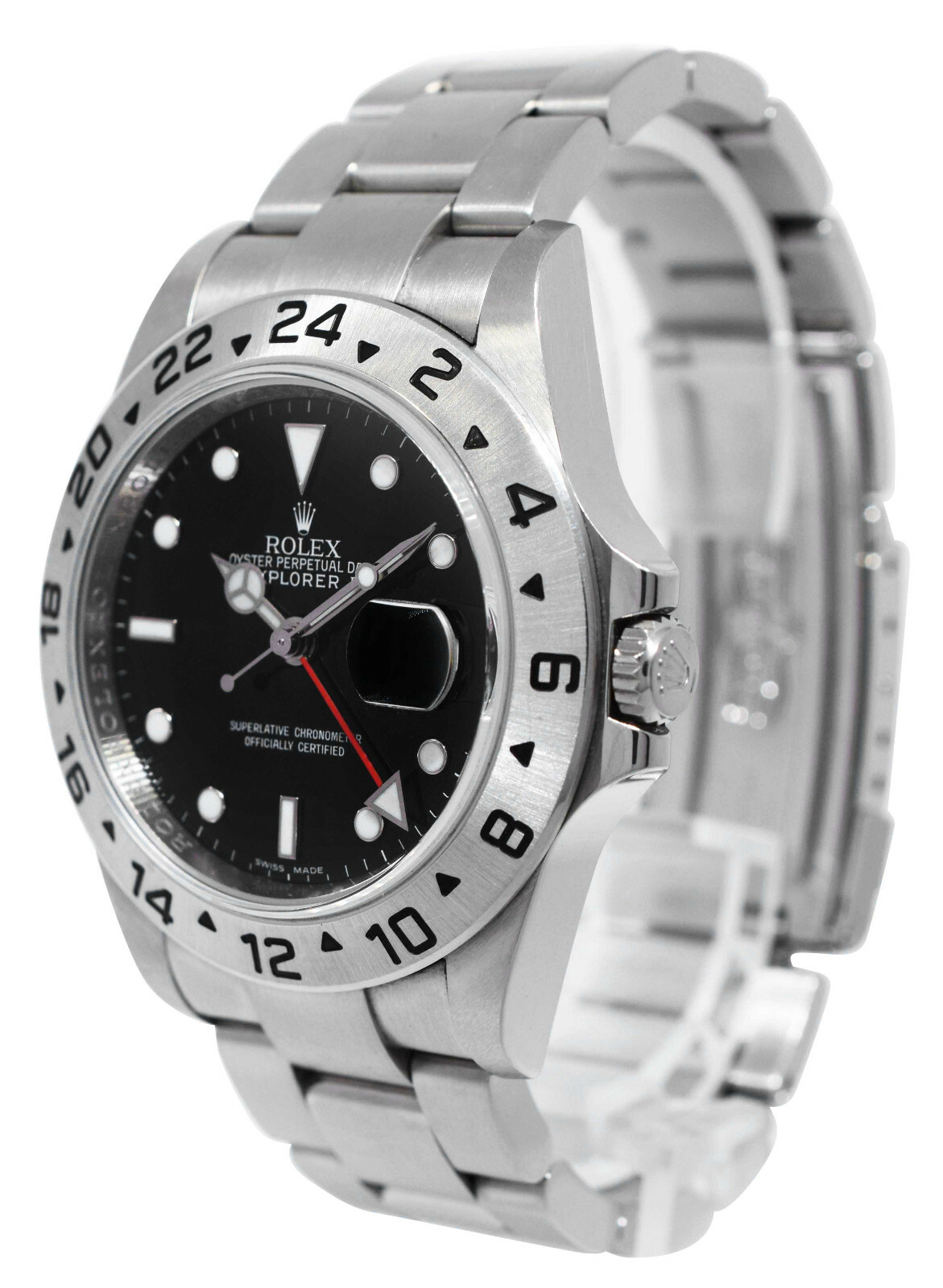 Rolex Explorer II GMT Steel Black Dial Mens 40mm Automatic Watch Z ...
