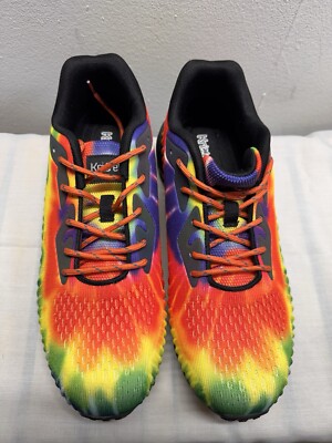 Kricely Men's Size 10.5 Rainbow Trail Running Sneakers Walking Hiking Shoes