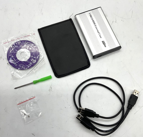 USB 2.0 2,5" IDE Externes SATA HDD SSD Festplattengehäuse Caddy Case Box