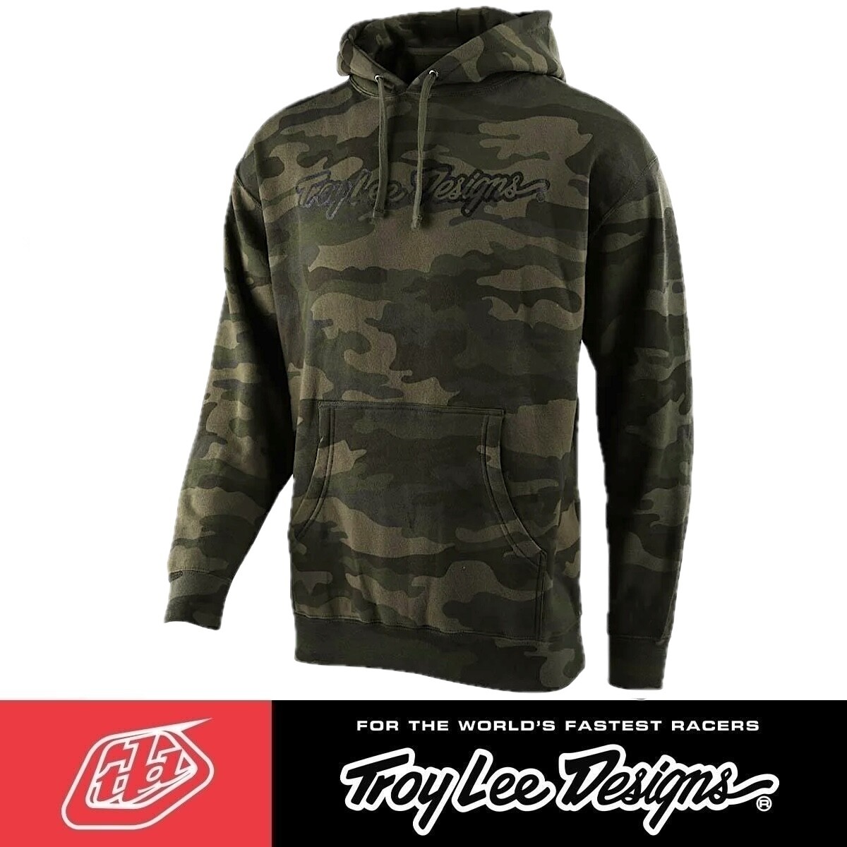 Troy Lee Designs Forest Camo Signature Hoodie MTB MX Mens TLD