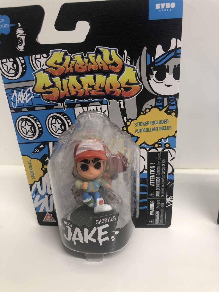 Lot of 2 Subway Surfers Mini Figures: Jake and Tricky Brand New