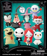 Disney Nightmare Before Christmas Figural Bag Clip Series 1 Mystery Bag