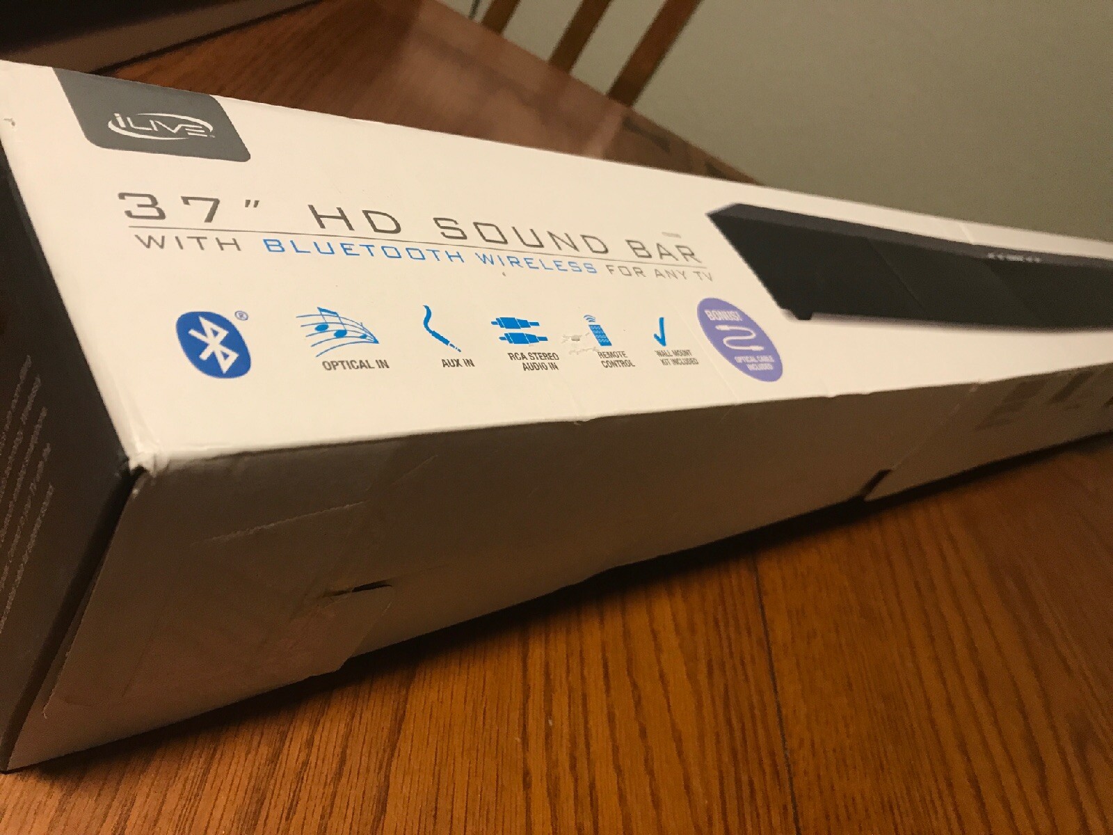 37 hd sound bar ilive