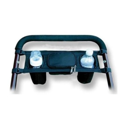 Convenient Black Babies Stroller Organizer Storage Cup Bag Black