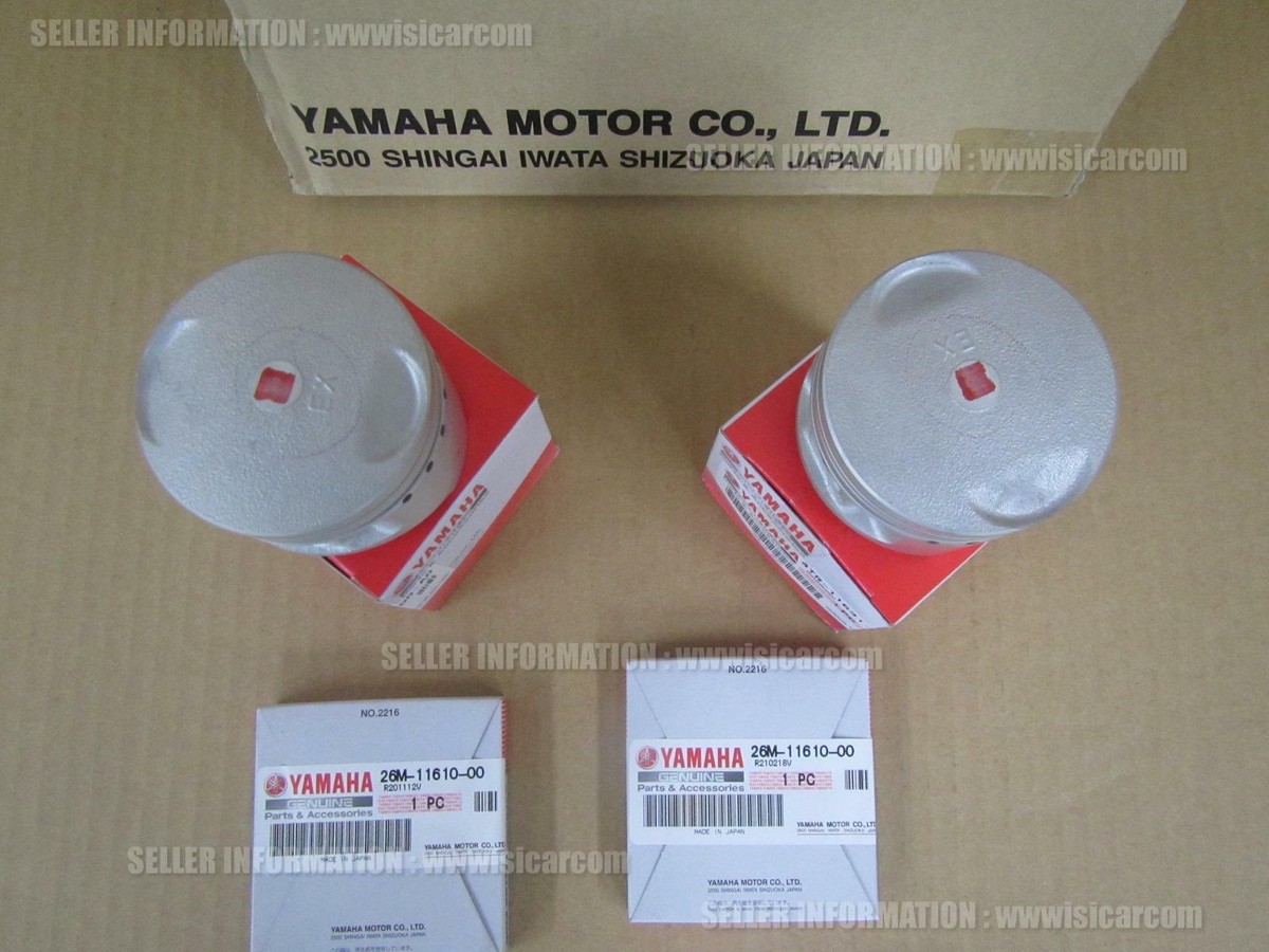 YAMAHA VIRAGO XV400 2NT ONE BIKE FULL PISTON SET 58L-11633-00 4TR