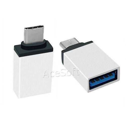 2x USB-C 3.1 Type C to USB 3.0 Type A Female OTG Adapter Converter for CellPhone