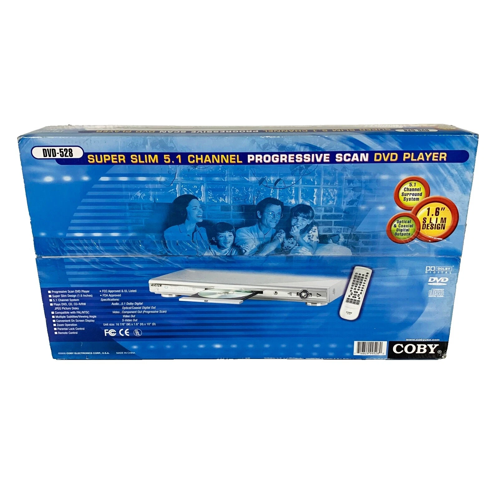 Coby DVD & Blu-ray Players with Digital Tuner