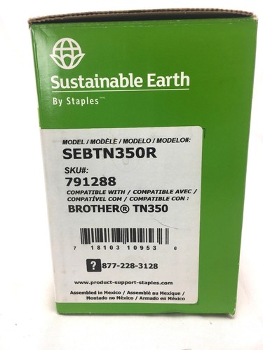 CARTUCHO DE TÓNER REMANUFACTURADO EARTHSEBTN350R SOSTENIBLE - Imagen 2 de 10