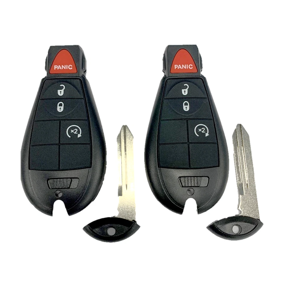 2 fobs de controle remoto sem chave eletrônicos fabricante de equipamento original 4B RS para JEEP CHRYSLER DODGE RAM IYZ-C01C - Imagem 3 de 4