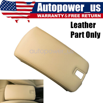 Car Interior Accessory Storage Infiniti QX80 Center Console Cover - Leather Armrest Protector With Storage Pockets In Beige (2014-2024 Models) Infiniti Fx35 Accessories - Foto 10