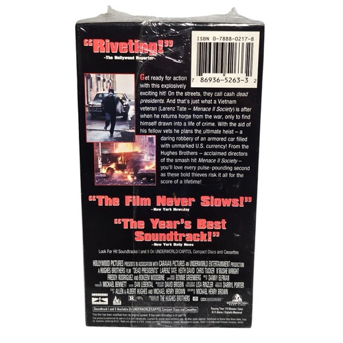 Dead Presidents VHS Tape Sealed 1996 Larenz Tate - Foto 6 di 6