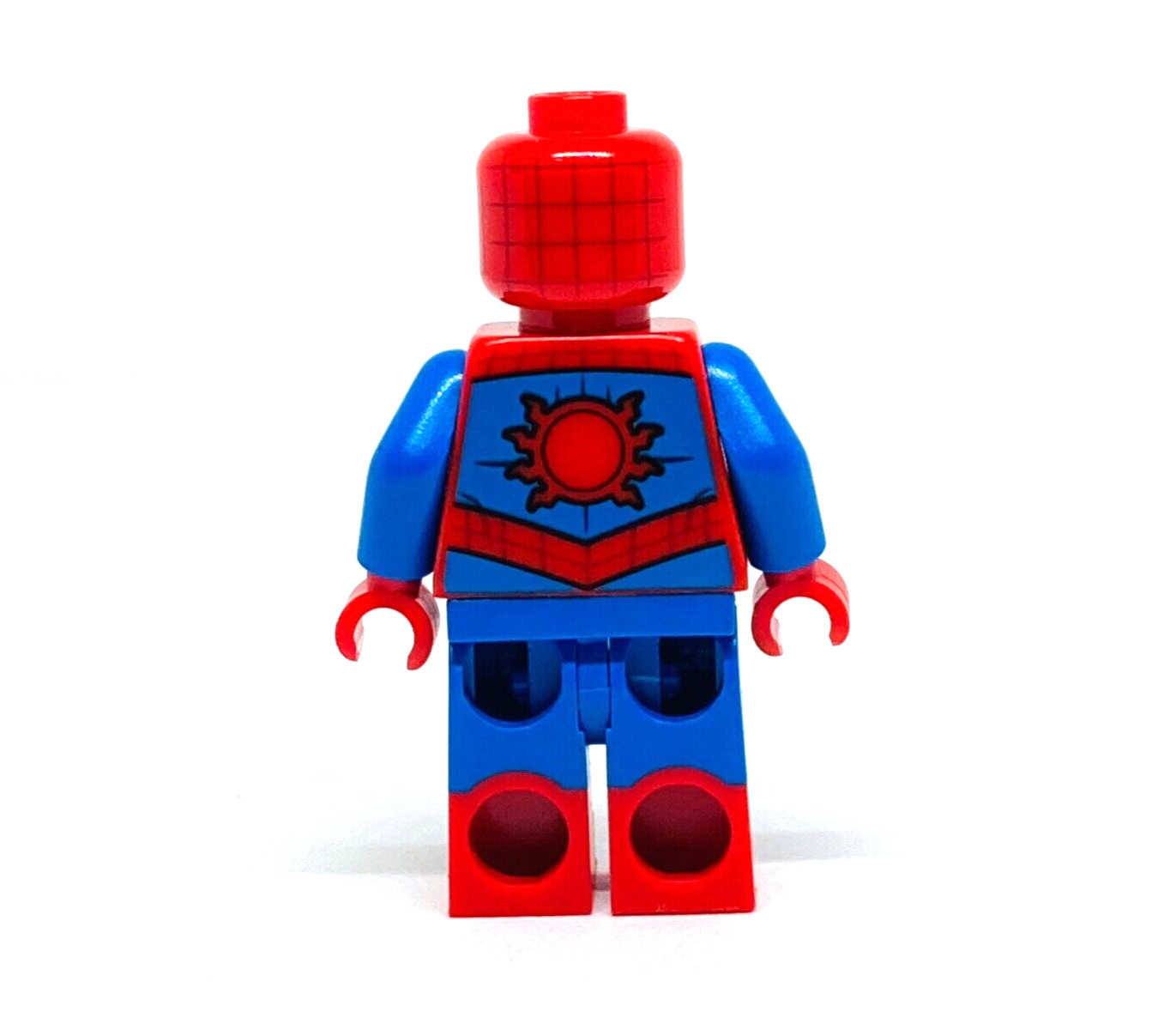 LEGO Spider-Man Minifigure Metallic Blue Eyes Marvel Super Heroes