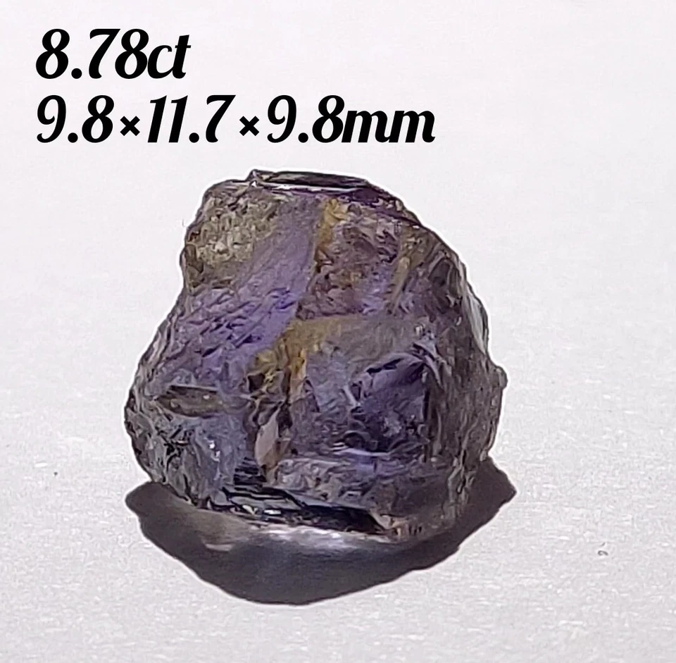 Muestra de tanzanita faceta limpia áspera/coleccionista  Foto 4 de 4