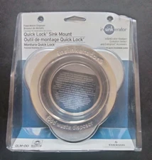 InSinkErator Sink Mount QLM-00 Chrome Quick Lock Flange Food Waste Disposer NEW