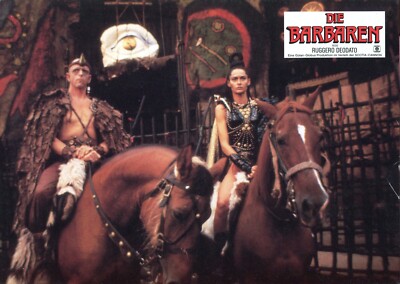 DIE BARBAREN: 1 Aushangfoto (21x30cm) Ruggero Deodato (Regie) David Paul -5-