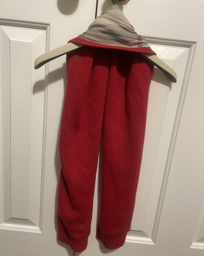 Burberry Children Red Check Scarf - Picture 2 of 7