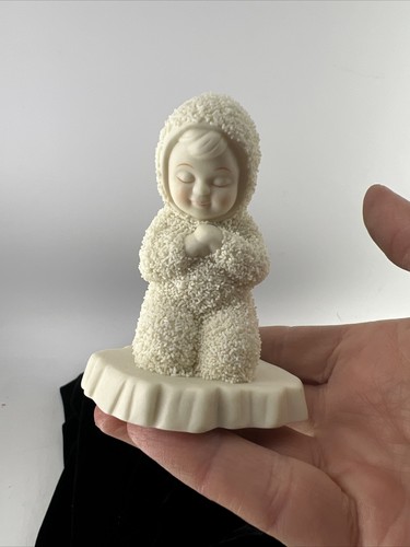 Set 2 Snowbabies Figures Mini Angel Sled - Picture 3 of 10