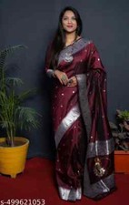 Women's Paithani lichi kota Saree With Blouse Piece