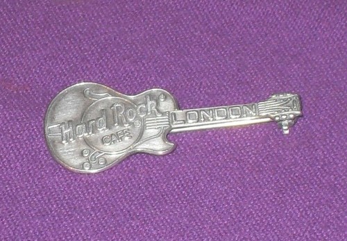 VINTAGE 1994 HALLMARKED STERLING SILVER HARD ROCK CAFE LONDON BROOCH BADGE PIN - Imagen 2 de 6