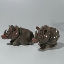 Essential Home Amelia Rhino Salt & Pepper Shaker Set 